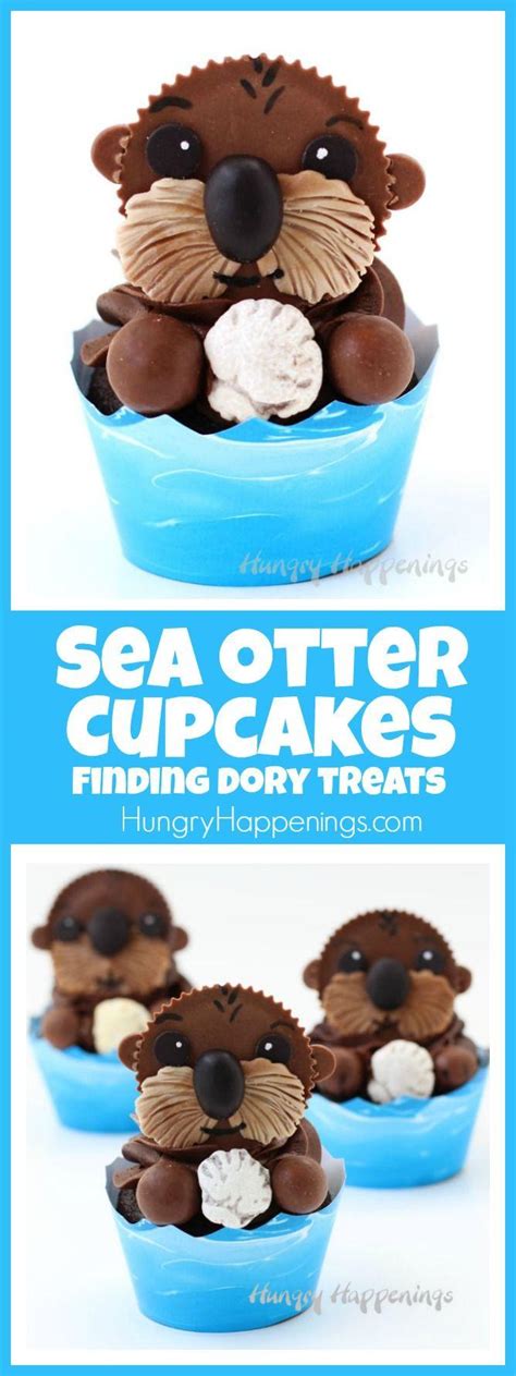 Cake Sea Otter Cupcakes Finding Dory Treats 2568328 Weddbook