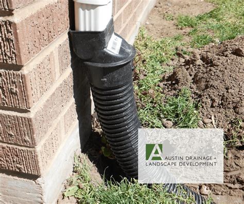 Downspout Into French Drain A French Drain Conveys Runoff Underground