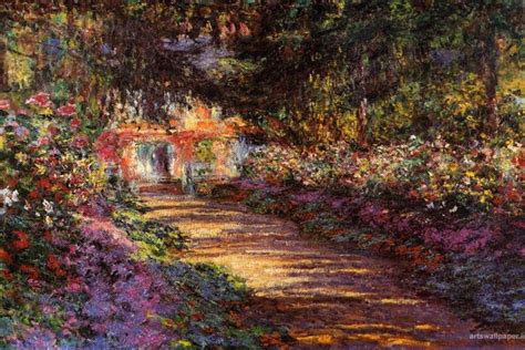 The Flowered Garden 1901 1902 Claude Monet