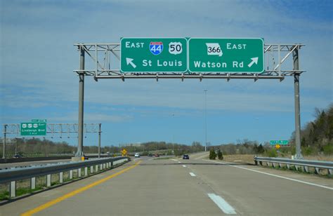 Interstate 44 East Sunset Hills To St Louis Aaroads Missouri
