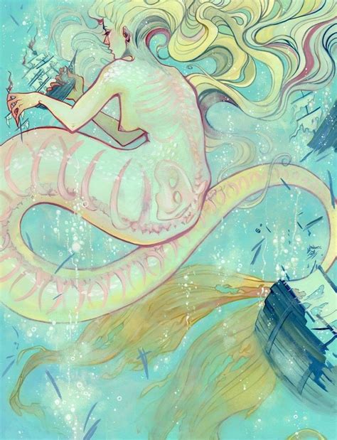 Siren S Feast An Art Print By Audra Auclair INPRNT Mermaid Art