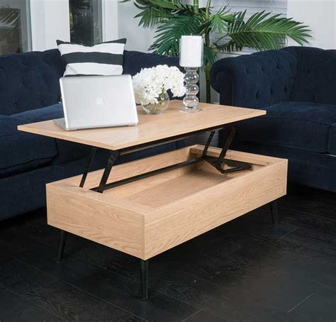 Grossi lift top coffee table with storage. 8 Modern Lift-Top Coffee & Laptop Tables - Vurni