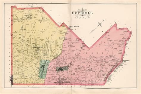 This Map Is From The 1891 Bucks County Atlas By Ep Noll And Co Note The