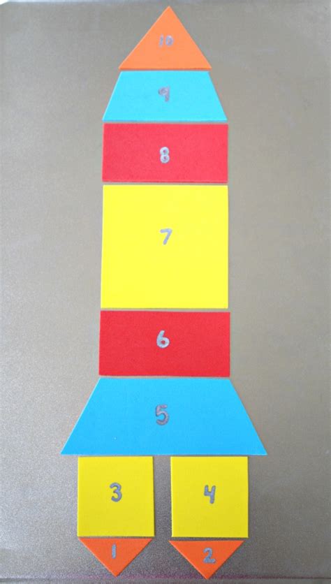 Magnetic Rocket Puzzle and Math Activities