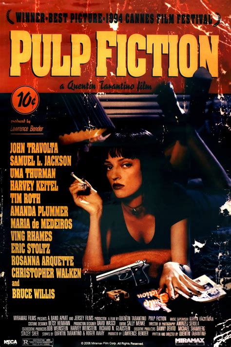 Pulp Fiction Movie Poster Globe Studio Gallery