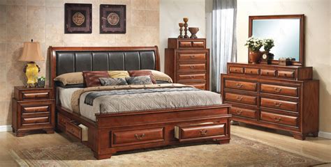 The joy and satisfaction that solid wood bedroom sets give are definitely one of a kind. G8850C Solid Wood Bedroom Set with Storage Drawers