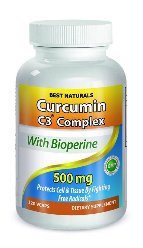 Best Naturals Turmeric Curcumin C3Â Complex with Bioperine Veg