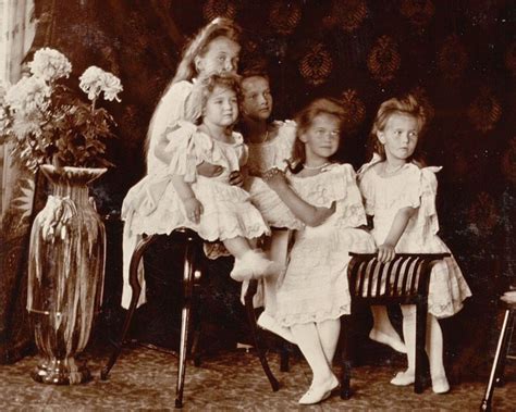 Otmaa ~ Alexei Olga Tatiana Maria And Anastasia 1906 Tatiana Romanov Anastasia Romanov