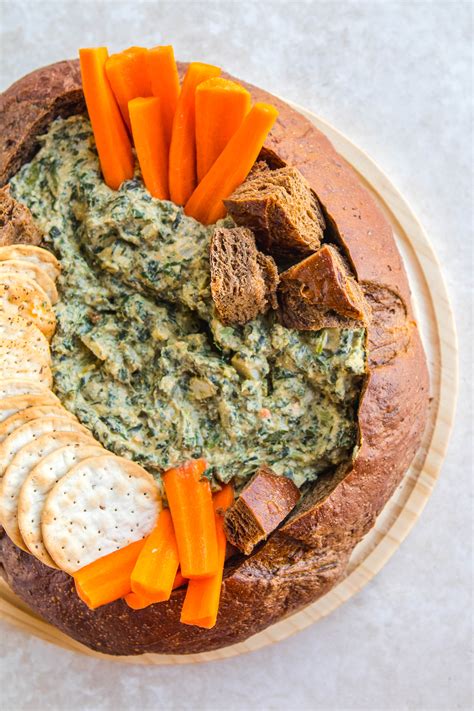 This vegan spinach cheese bourekas recipe is an exclusive from kirsten kaminski's new cookbook the traveling vegan: The BEST EVER Homemade Vegan Spinach Dip - From My Bowl