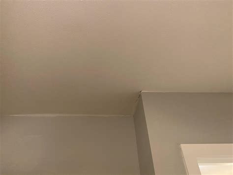Drywall Tape Peeling Along Ceiling Edge ~ Home Improvement ~