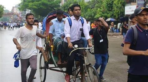 Bangladesh Students Demanding Road Safety Bring Dhaka To Standstill