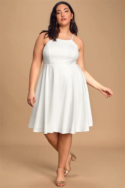 Lulus Irresistible Charm White Midi Dress