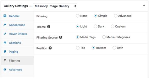 how to setup gallery filtering in foogallery pro fooplugins