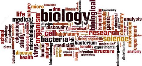 Biology Word Cloud Stock Vector Illustration Of Biotechnology 182054171