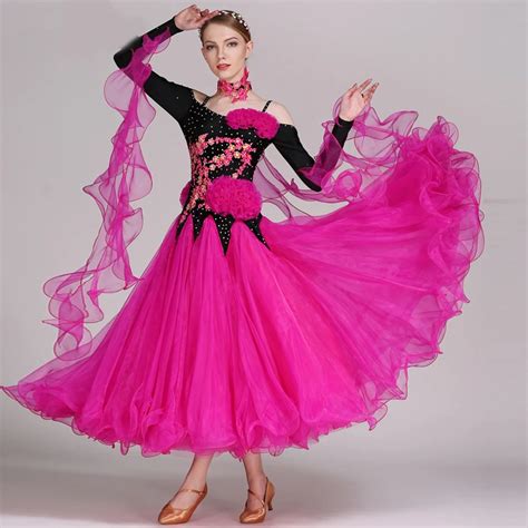 Elegant Ballroom Dance Competition Dresses Standard Professional Modern