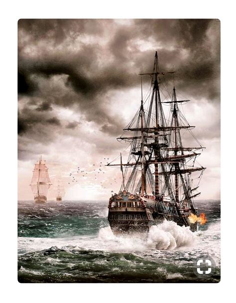 Yacht Arte Assassins Creed Marine Painter Sea Storm Old Sailing