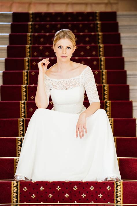 Spitze 3/4 ärmel brautkleid hochzeitskleid kleid braut babycat collection bc900. Brautkleid Spitze Ärmel - Vintage Bolero Look mit ...