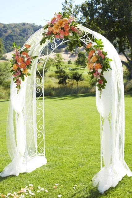 Wedding Arch Tulle Metal Wedding Arch Wedding Archway Wedding