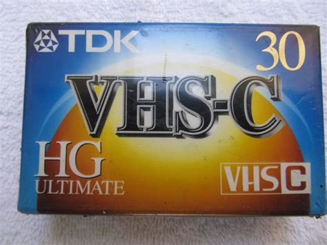Tdk Vhs C 30 Hg Ultimate Tape