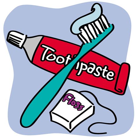 Images For Kid Toothbrush And Toothpaste Clipart