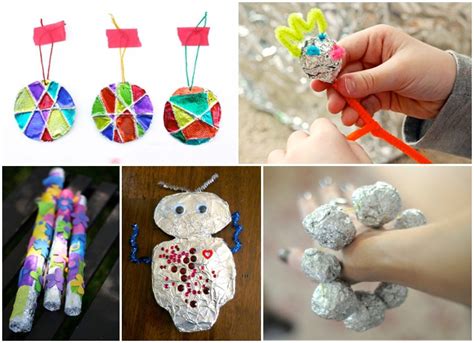 30 Aluminum Foil Crafts And Art Activities Everyday Frugal
