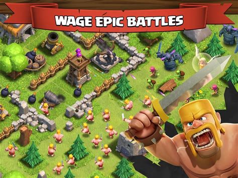 New Game Popular Multiplayer Strategy Game Clash Of Clans Invades The