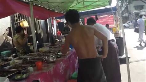 A Walk Round Yangon Myanmar Street Markets Youtube