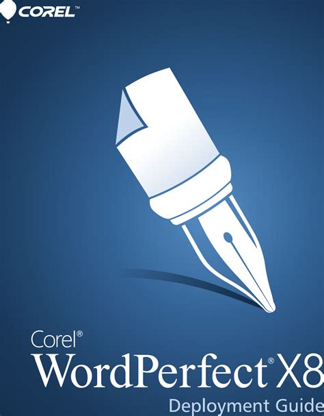 Corel Wordperfect Office X8 Deployment Guide Word Perfect Suite Dg En