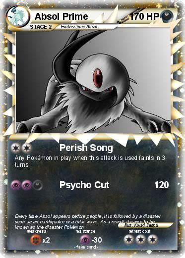 Pokémon Absol Prime 1 1 Perish Song My Pokemon Card