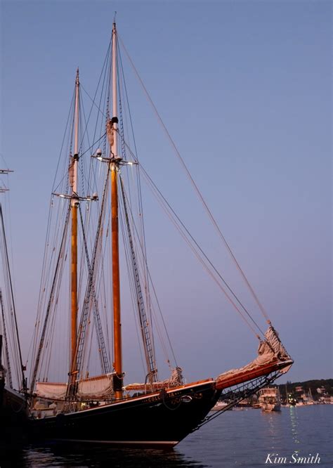 Schooners Adventure And Columbia In The Blue Hour Good Morning Gloucester