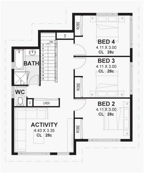 The Byron Floor Plan 2 House Plan Designs Double Storey Floor Plan
