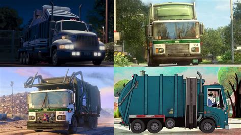 Garbage Trucks Of Disney And Pixar By Dipperbronypines98 On Deviantart