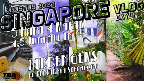 travel ke singapore 2022 hidden gems bukit timah and hindhede park vlog day 4 youtube