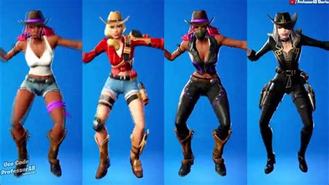 fortnite wind up tiktok emote with cowgirl skins thicc 🍑😘😜😍 who won youtube