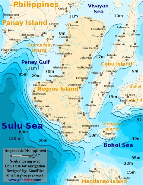 Map Of Negros Island Map Island Map Philippine Map