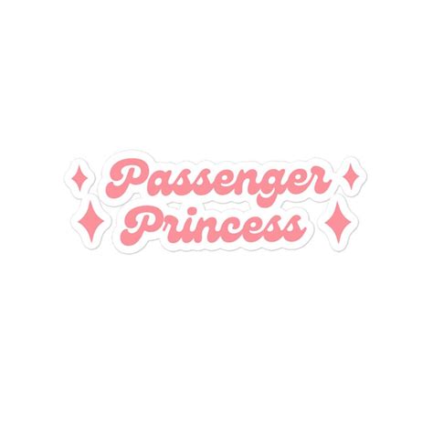 Passenger Princess Sticker Etsy
