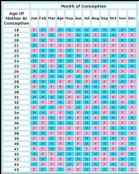 Gender Birth Chart 2024 Erinna Roanna