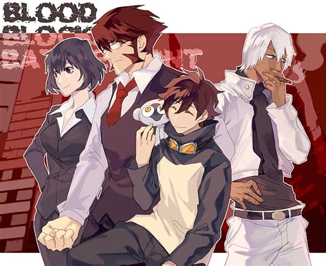 Hd Wallpaper Anime Blood Blockade Battlefront Chain Sumeragi Kk