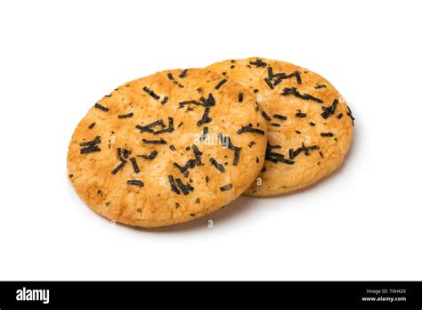 Traditional Rice Crackers Cut Out Stock Images Pictures Alamy