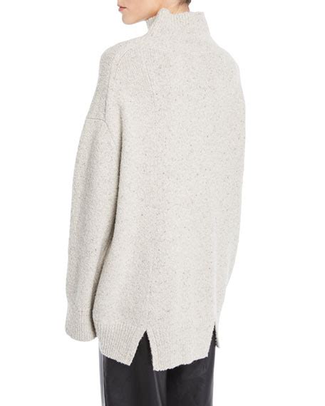 Vince Oversized Turtleneck Cashmere Sweater Neiman Marcus