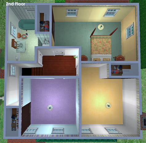 Mod The Sims 1920s Vintage Home Design 1 Click Foundation 3b1b