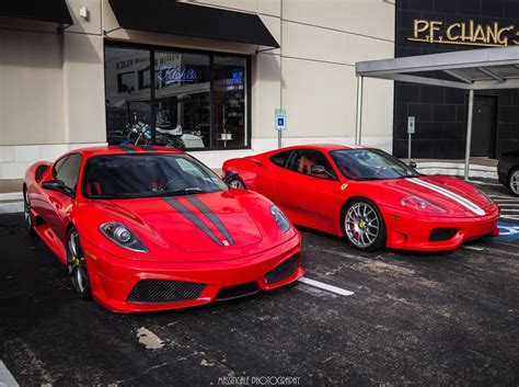 Two Of My Favorite Modern Ferraris Side By Side The F430 Scuderia
