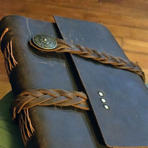 Handmade Leather Book Coverunique Office Supplies Book Etsy