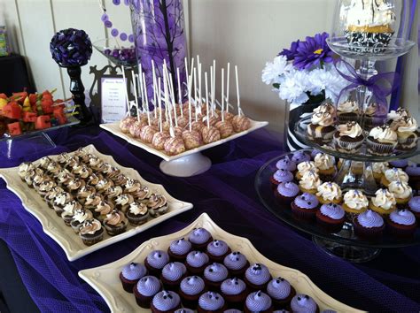 Purple And Zebra Birthday Party Dessert Table Dessert Table Birthday