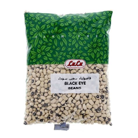 Lulu Black Eye Beans 500g Online At Best Price Pulses Lulu Kuwait