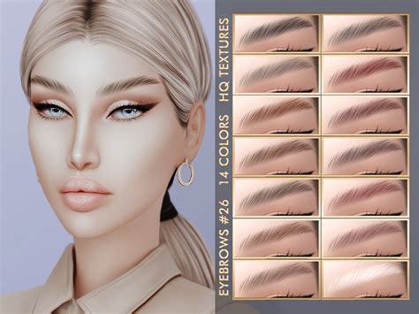 The Sims Resource Patreon Eyebrows 26