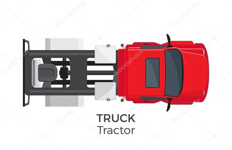 More images for camion vue de dessus » Tracteur camion vue de dessus plat Vector Icon — Image vectorielle robuart © #145926737