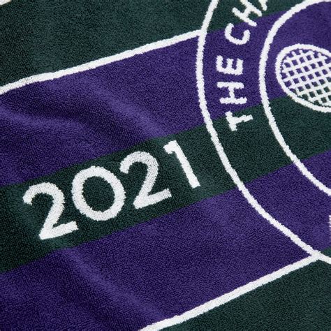 Wimbledon The Championship 2021 Official Mens Tennis Towel New In