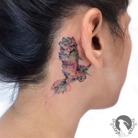 Lotus Flower Tattoo Behind Ear Best Flower Site