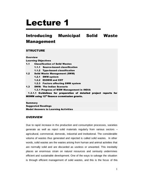 Pdf Lecture Wordpress Com Lecture Introducing Municipal Solid